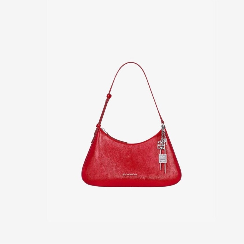Givenchy Red Leather Shoulder Bag